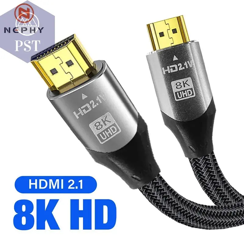 8K @ 60Hz HDMI-Kompatibel Kabel 2,1 Kabel 48Gbps Optische Faser für PS5 PS4 HD TV box Projektor Audio Video HD Kabel lange 8M 10M PST PS Tradings
