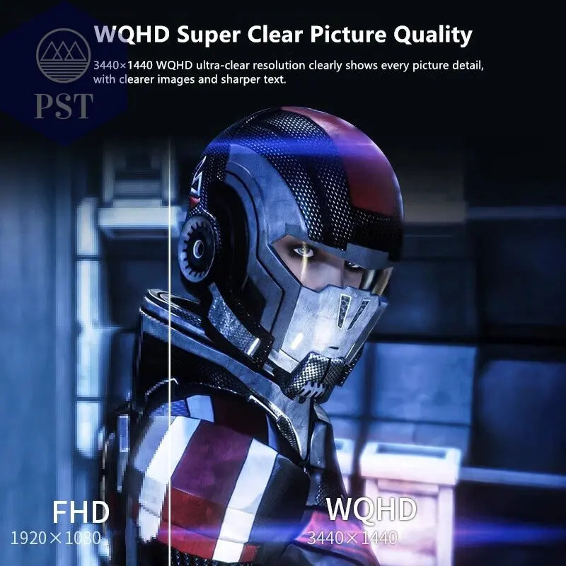 FYHXele 34 Zoll Curved Gaming Monitor WQHD Display 165Hz PST PS Tradings Monitor PST PS Tradings PST PS Tradings