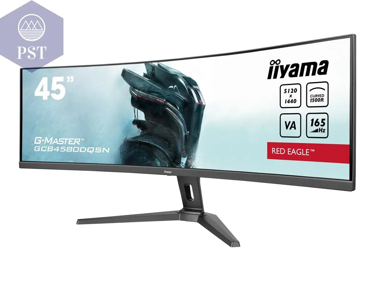 IIYAMA GCB4580DQSN-B1 113,03cm 44,5Zoll ETE VA DQHD Curved 1500R 165Hz 450cdm2 0,8ms Speakers DP 2xHDMI USB-C Dock KVM USB3.2x3 PST PS Tradings Display Monitor PST PS Tradings PST PS Tradings