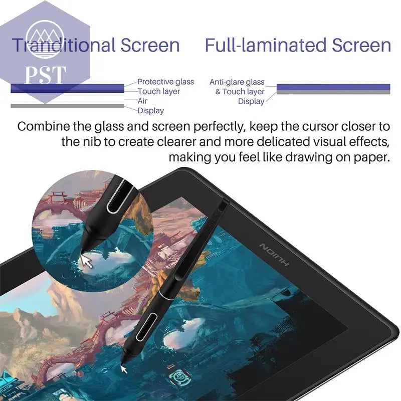 Kamvas Pro 16 Drawing Pen Tablet 15.6 Inch 120% Srgb Digital Graphic Tablet Pen Display Monitor with Tilt Function PST PS Tradings PST PS Tradings PST PS Tradings Kamvas Pro 16 Drawing Pen Tablet 15.6 Inch 120% Srgb Digital Graphic Tablet Pen Display Monitor with Tilt Function