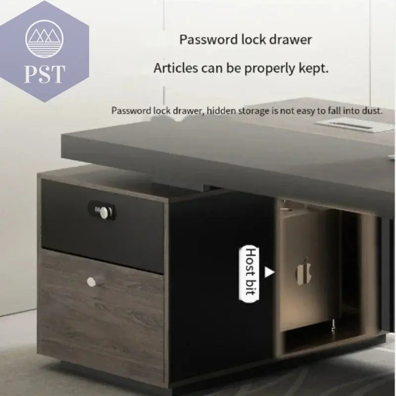 Moderner Büro Schreibtisch mit StauraumBüromöbel PST PS Tradings PST PS Tradings
