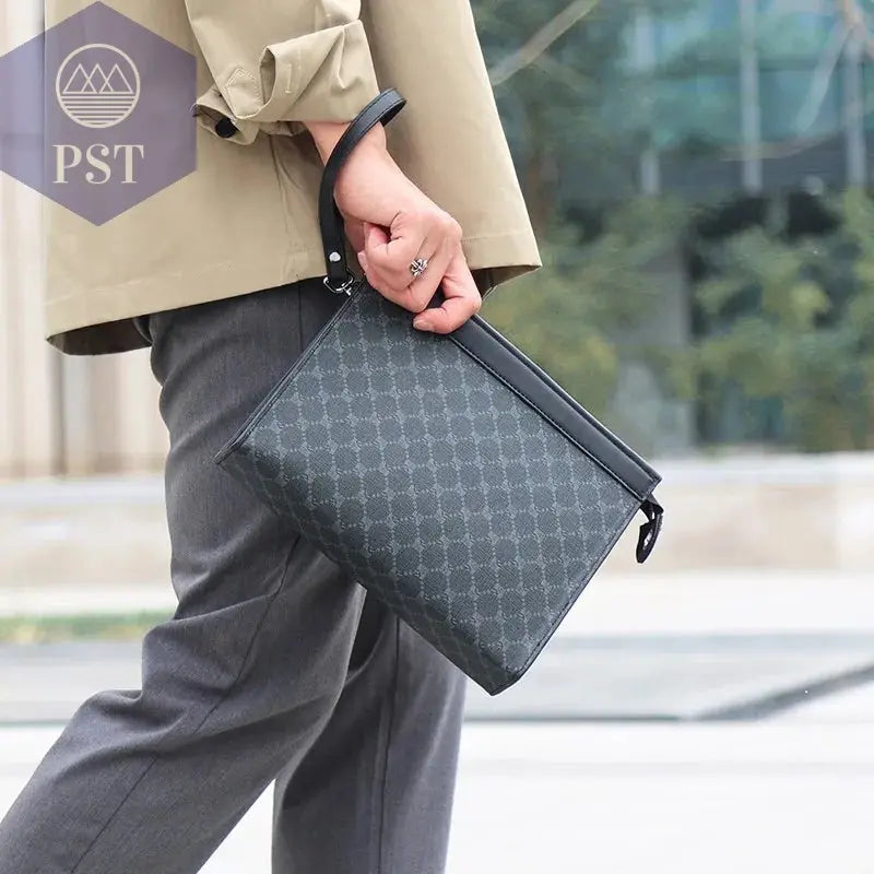 New Men Clutches Bags Man Wallets Envelope Bag Purse Business Luxury Male Phone Clutch Bags Designer Men Bags Wristlets Bags PST PS Tradings