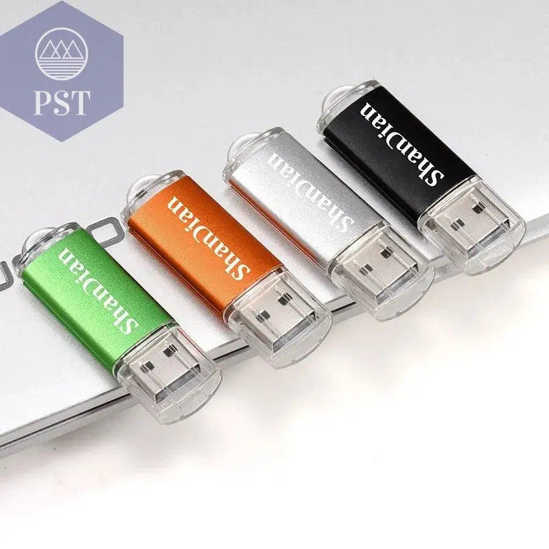 New Portable USB Flash Drives Free Custom Logo Metal Pen Drive With Key Chain Memory Stick 64GB/32GB/16GB/8GB/4GB Pendrive U Di - PST PS Tradings