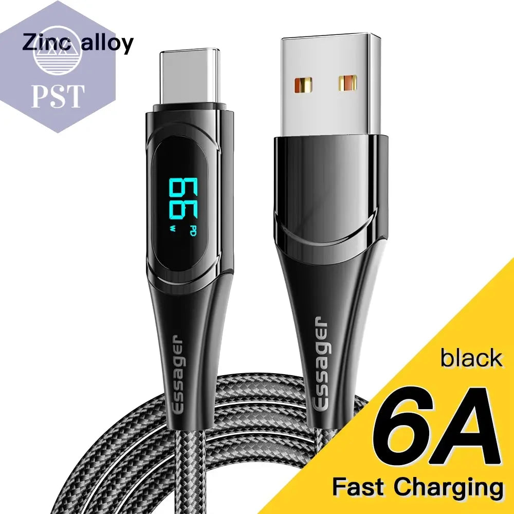 PD 100 W Usb-Typ-C-Kabel Auf USB C 7 a Schnellladekabel Für OPPO Realme Huawei Poco Samsung Displaykabel PST PS Tradings PST PS Tradings 6A-Black-Cable-2M PST PS Tradings PD 100 W Usb-Typ-C-Kabel Auf USB C 7 a Schnellladekabel Für OPPO Realme Huawei Poco Samsung Displaykabel