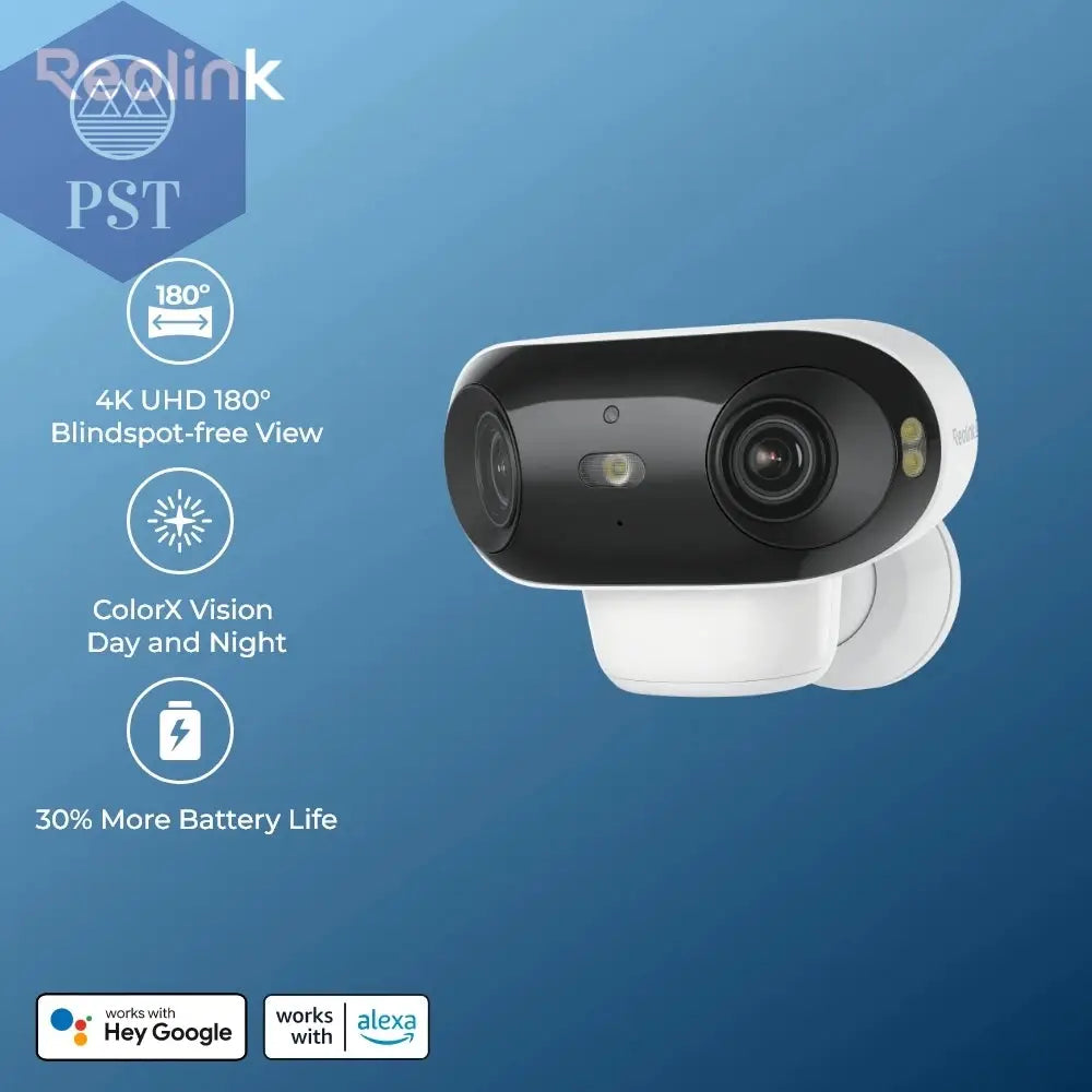 Reolink 4K 8 MP Solarbetriebene Und Batteriebetriebene Kabellose Überwachungskamera 180 ° Panorama Colorx Nachtsicht Outdoor Wifi Kamera Wifi6 PST PS Tradings PST PS Tradings PST PS Tradings Reolink 4K 8 MP Solarbetriebene Und Batteriebetriebene Kabellose Überwachungskamera 180 ° Panorama Colorx Nachtsicht Outdoor Wifi Kamera Wifi6