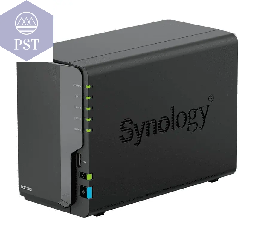 Synology DiskStation DS224+ inkl. 2*4TB Festplatten (ca. 8TB Speicher) 2-bay Computer Zubehör PST PS Tradings