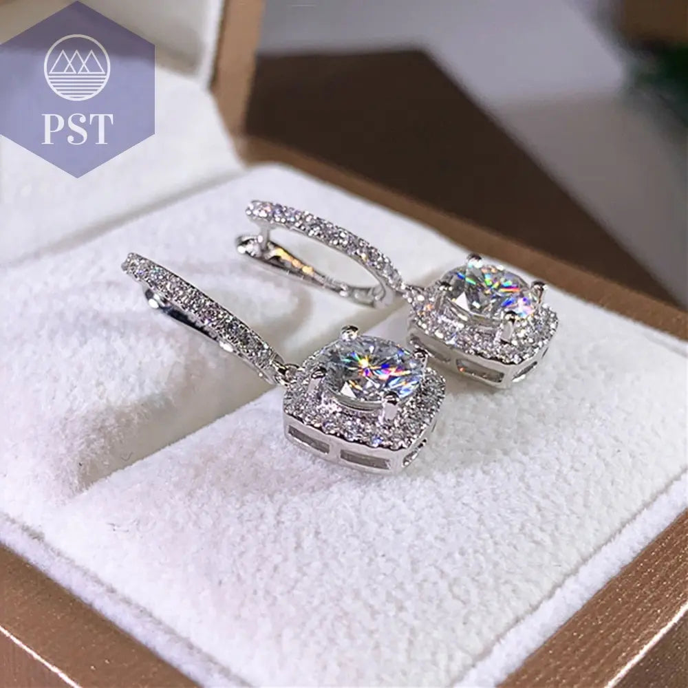 Women's Crystal Drop Earrings PST PS Tradings