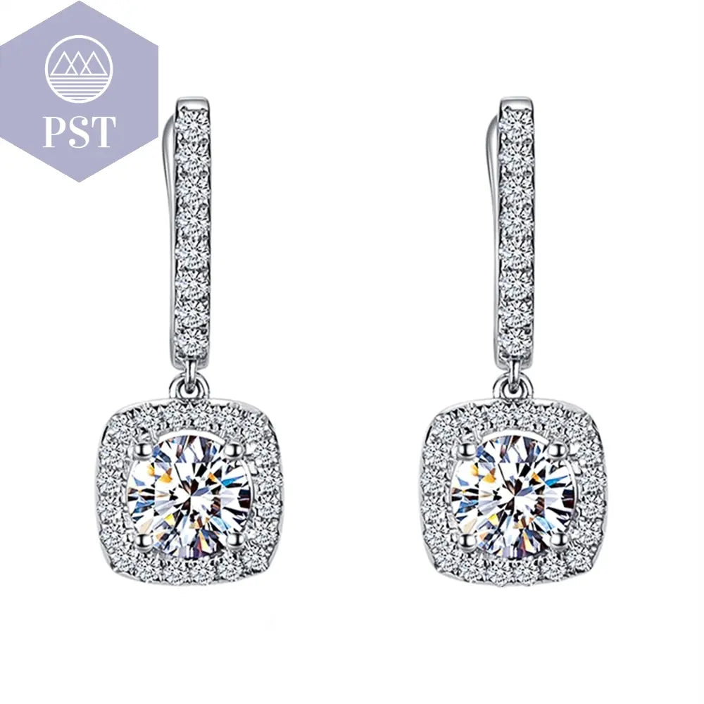Women's Crystal Drop Earrings PST PS Tradings