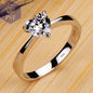 18K White Gold Zirconia Ring PST PS Tradings  PST PS Tradings 9-R358 PST PS Tradings 18K White Gold Zirconia Ring