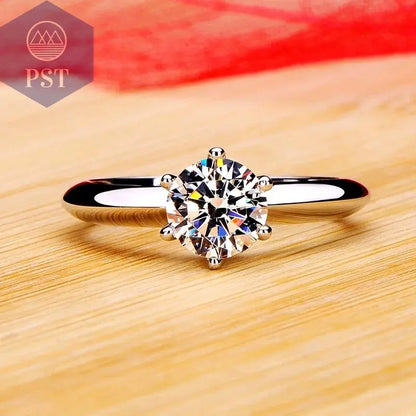 18K White Gold Zirconia Ring PST PS Tradings  PST PS Tradings  PST PS Tradings 18K White Gold Zirconia Ring