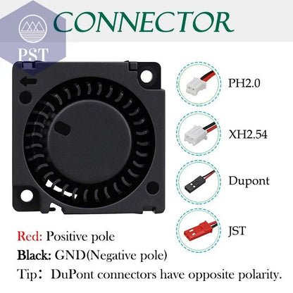 2 Pieces Gdstime DC 5V 12V 24V 30x30x10mm Sleeve Dual Ball 1 inch Small Mini Blower Cooling Fan 30mm x 10mm 3cm 3010 3D Printer       PST PS Tradings