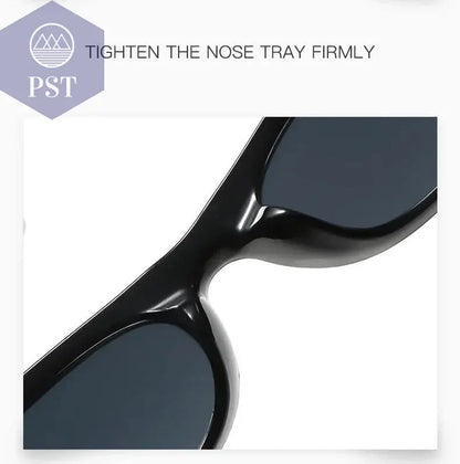 2024 New Retro Oval Frame Sunglasses Personalized Small Frame Trend Versatile Street Shooting Sun Glasses Female - PST PS Tradings