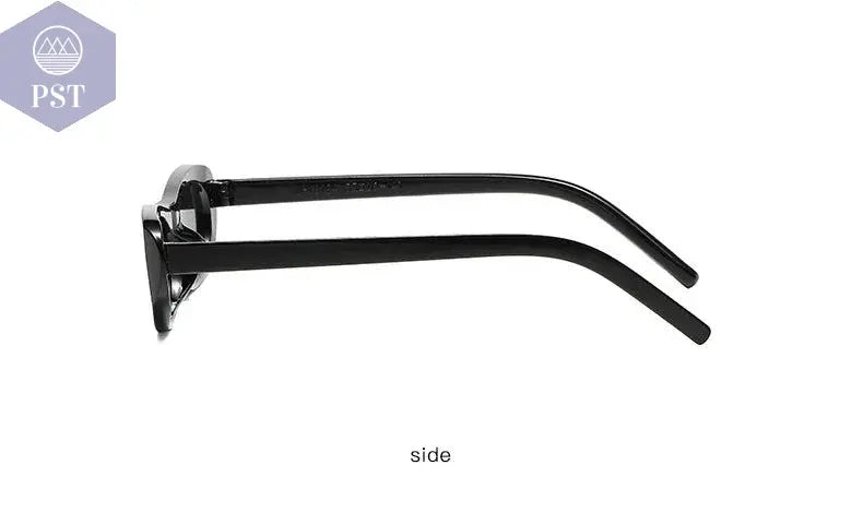 2024 New Retro Oval Frame Sunglasses Personalized Small Frame Trend Versatile Street Shooting Sun Glasses Female - PST PS Tradings