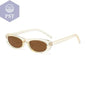 2024 New Retro Oval Frame Sunglasses Personalized Small Frame Trend Versatile Street Shooting Sun Glasses Female - PST PS Tradings