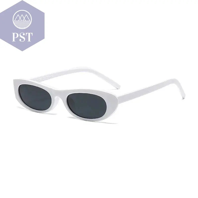 2024 New Retro Oval Frame Sunglasses Personalized Small Frame Trend Versatile Street Shooting Sun Glasses Female - PST PS Tradings