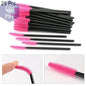 25/50pcs Disposable Eyelash Brush Eyelashes Extension Tools Silicone Gel Material Eyebrow Brushes Mascara Wands Applicator Women       PST PS Tradings