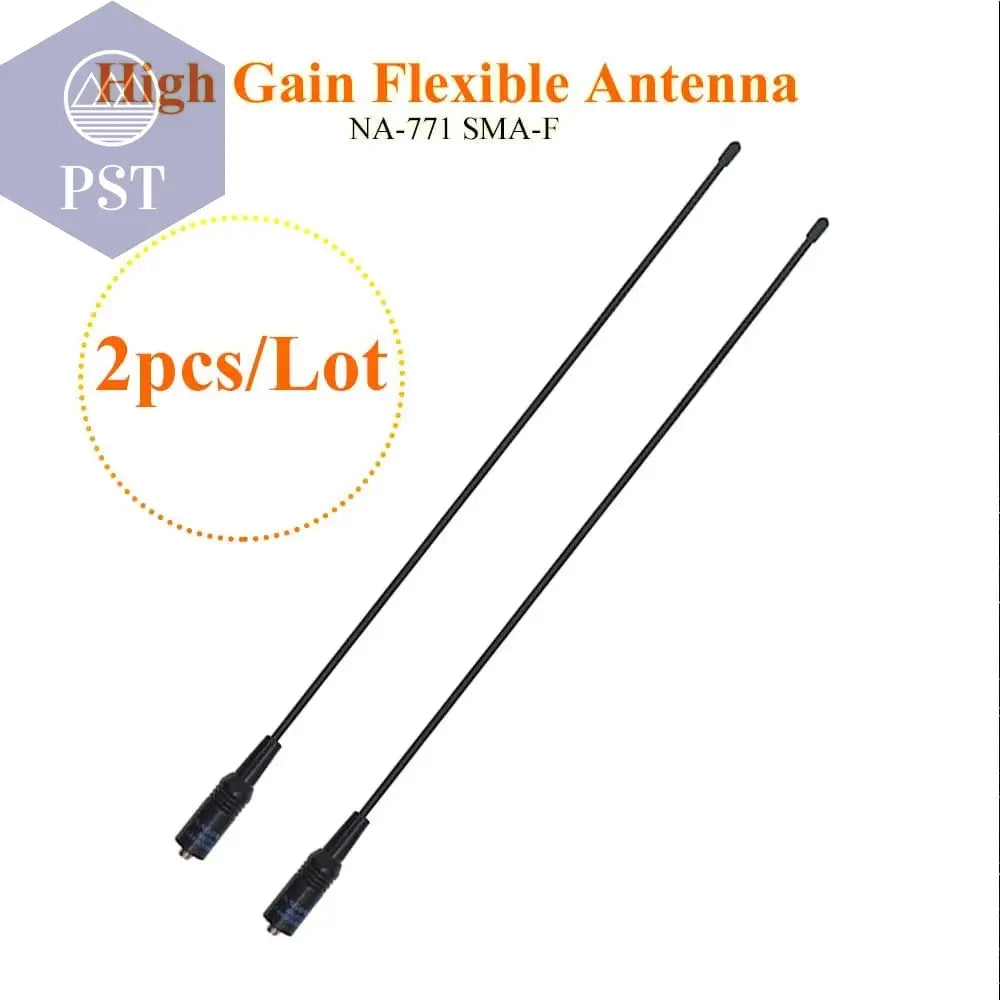 2PCS NAGOYA NA-771 SMA Female SMA-F Dual Wide Band Flexible Antenna VHF/UHF 144/430MHz Two Way Radio  BAOFENG UV-5R BF-888S - PST PS Tradings  PST PS Tradings