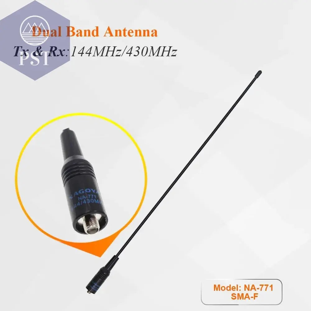 2PCS NAGOYA NA-771 SMA Female SMA-F Dual Wide Band Flexible Antenna VHF/UHF 144/430MHz Two Way Radio  BAOFENG UV-5R BF-888S - PST PS Tradings  PST PS Tradings
