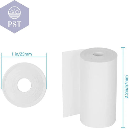 5/10/15/20 57*25mm Thermal Paper White Children Camera Instant Print Kids Camera Printing Paper Replacement Accessories Parts - PST PS Tradings