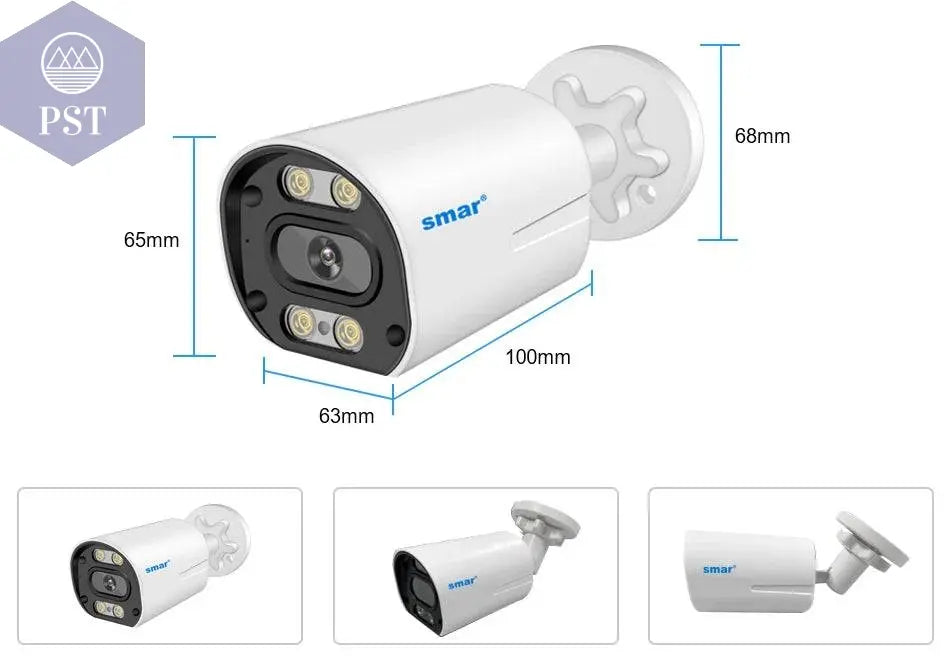 8MP Security Camera System 4K POE NVR Video Surveillance Kit  5MP 4MP Audio Ai Face Detect Color Night Vision IP CCTV Camera Set - Property & Safety Tradings