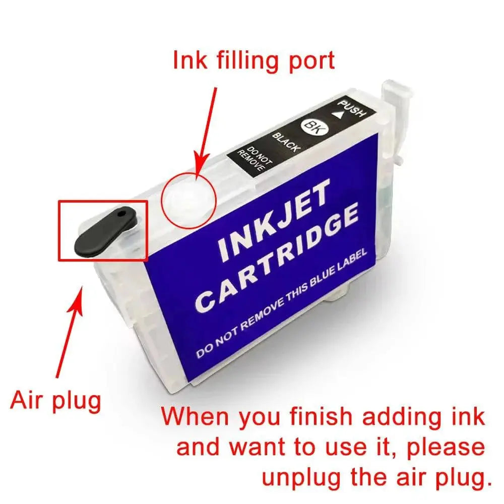 T1281 Refillable Ink Cartridge For Epson S22 SX125 SX130 SX230 SX235W SX420W SX440W SX430W SX425W SX435W SX438 SX445W BX305F - Property & Safety Tradings