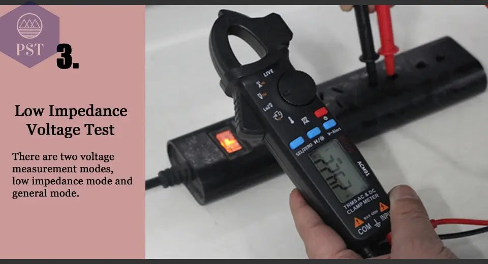BSIDE Digital Clamp Meter 1mA High-Precision Ammeter Pliers True RMS DC AC Current Car Repair Electrical Temp Tester Multimeter       PST PS Tradings