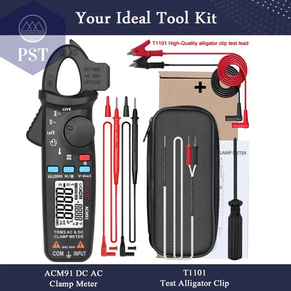 BSIDE Digital Clamp Meter 1mA High-Precision Ammeter Pliers True RMS DC AC Current Car Repair Electrical Temp Tester Multimeter       PST PS Tradings