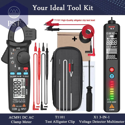 BSIDE Digital Clamp Meter 1mA High-Precision Ammeter Pliers True RMS DC AC Current Car Repair Electrical Temp Tester Multimeter       PST PS Tradings