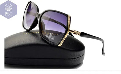 Blanche Michelle High Quality Oversized Polarized Sunglasses Women UV400 oculos de sol Gradient Driving Sun Glasses With Box       PST PS Tradings