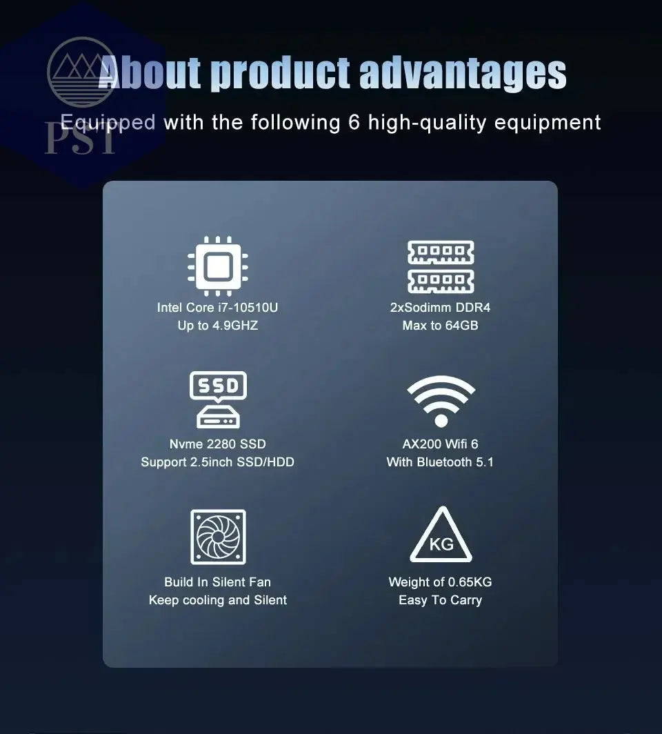 Chatreey KC10 Mini PC Computer i7 i5 Gigabit Ethernet PST PS Tradings Desktop PST PS Tradings  PST PS Tradings Chatreey KC10 Mini PC Computer i7 i5 Gigabit Ethernet Desktop