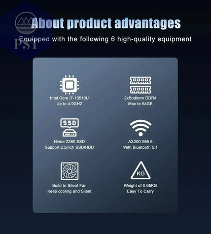 Chatreey KC10 Mini PC Computer i7 i5 Gigabit Ethernet PST PS Tradings Desktop PST PS Tradings  PST PS Tradings Chatreey KC10 Mini PC Computer i7 i5 Gigabit Ethernet Desktop