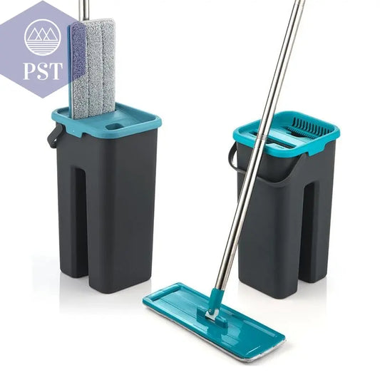 Cleaning Flat Squeeze Mop and Bucket       PST PS Tradings