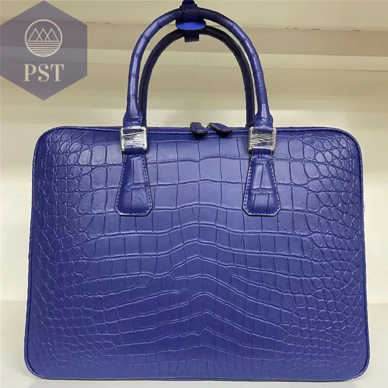 Echtes Krokodilleder Aktentasche mit Verschluss PST PS Tradings  PST PS Tradings  PST PS Tradings Echtes Krokodilleder Aktentasche mit Verschluss