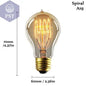 Edison Bulb E27 220V 40W ST64 A19 T45 G80 G95 G125 Incandescent Filament Bulb Lighting Retro Edison Light Bulb       PST PS Tradings