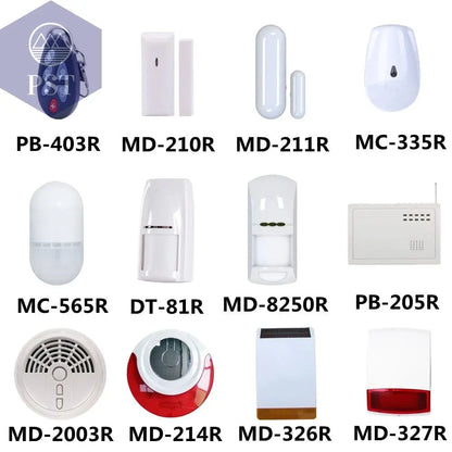 Focus 433Mhz or 868Mhz PB-403R Remote Control Arm Disarm Home Arm SOS 6 Key Function Wireless Alarm Remote Keyfob - PST PS Tradings