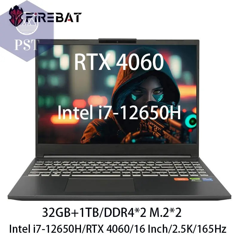 Gaming Laptop FIREBAT T6A 16 Zoll Intel i7 RTX 4060 PST PS Tradings  PST PS Tradings  PST PS Tradings Gaming Laptop FIREBAT T6A 16 Zoll Intel i7 RTX 4060
