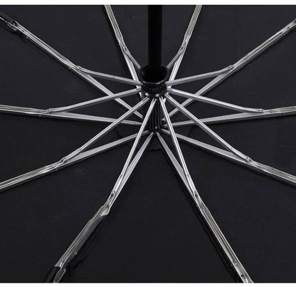 PARACHASE Big Umbrella Men Business Style 115cm Automatic Umbrella Rain Double Layer 10K Windproof Large Golf Umbrellas Wooden - Property & Safety Tradings