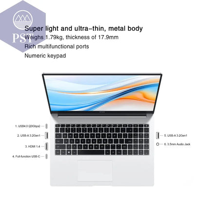 HONOR MagicBook X16 Plus AMD Ryzen R7 8845HS Laptop 16Zoll FHD QHD Notebook 2.5K PST PS Tradings Laptop PST PS Tradings  PST PS Tradings