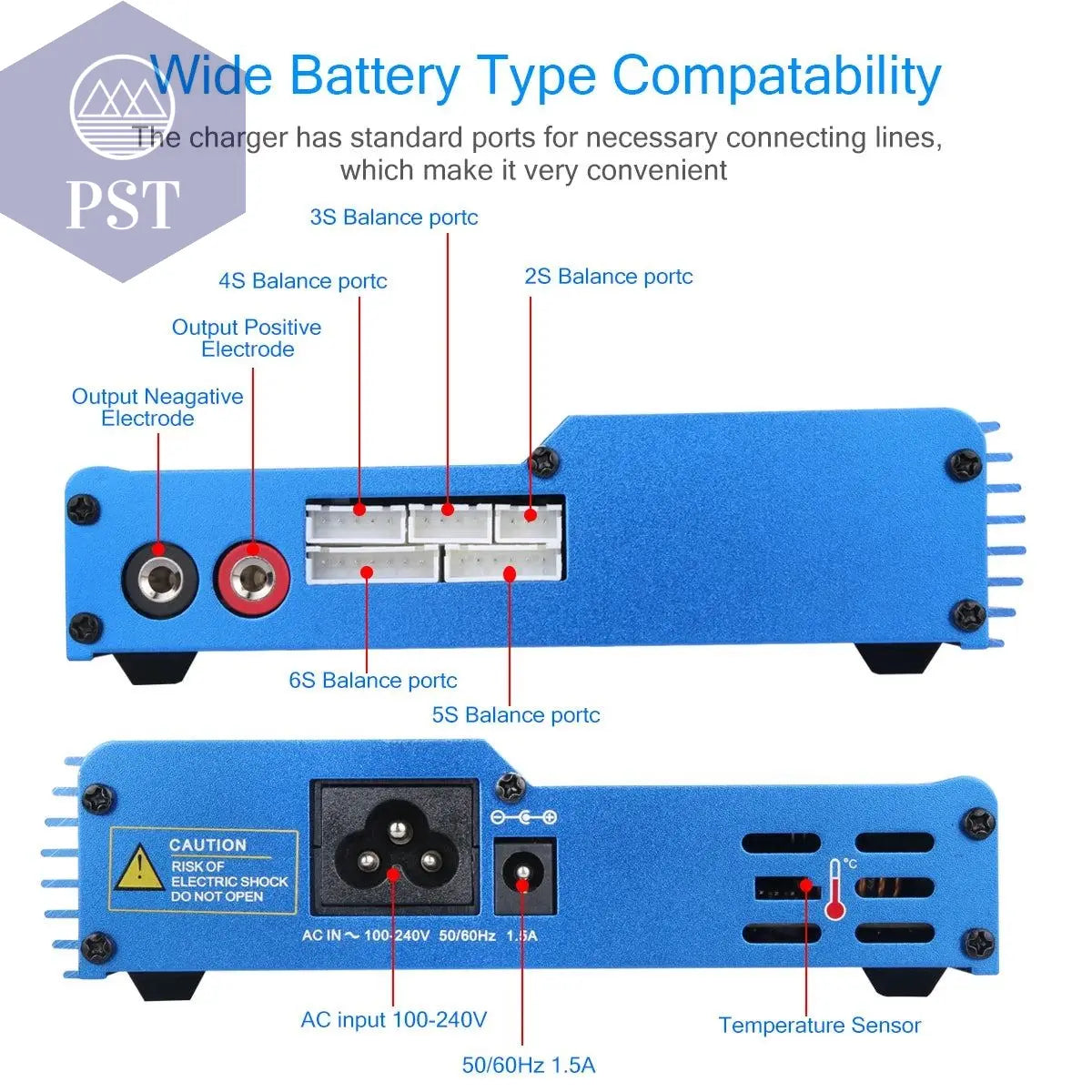 HTRC iMAX B6AC 80W 6A Lipo Charger Balancer For Nimh Nicd Lipo LiFe Li-ion Pb Battery LCD Screen Display RC Charger Discharge       PST PS Tradings