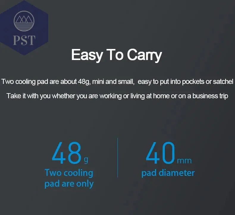 Hagibis Laptop Stand Portable Cooling Pad For MacBook Laptop Portable Cool Ball Heat Dissipation Skidproof Pad Cooler Stand - PST PS Tradings