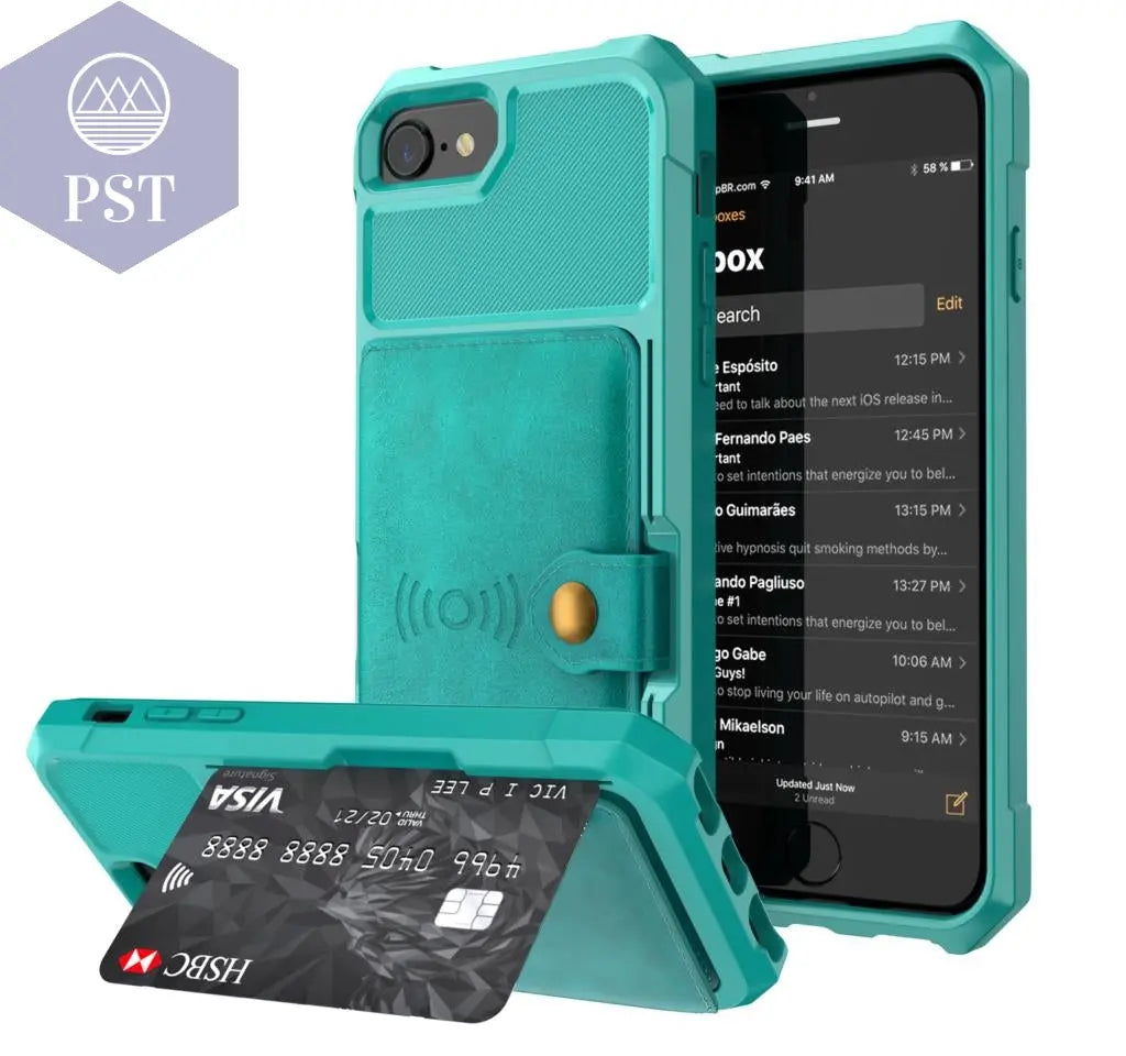 Hard Protective Wallet Case for iPhone       PST PS Tradings