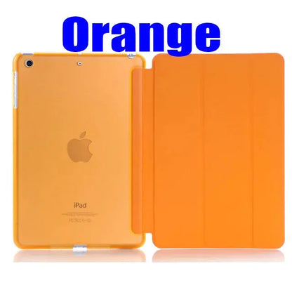 Smart Cover For iPad Mini 1 2 3 4 5 6 7.9 inch Ultra Slim PU Leather Case + PC translucent back case for Apple ipad mini 5 4 3 2 - PST PS Tradings