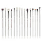 Jessup Makeup Brushes Set 15pcs Make up Brush Tools kit Eye Liner Shader natural-synthetic hair Rose Gold/Black T157 - PST PS Tradings