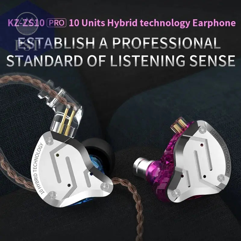KZ ZS10 Pro: Premium Noise Cancelling Earphones PST PS Tradings   KZ ZS10 Pro: Premium Noise Cancelling Earphones