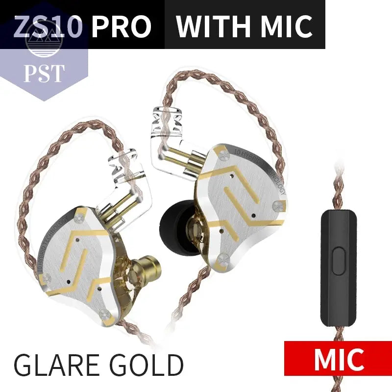 KZ ZS10 Pro: Premium Noise Cancelling Earphones PST PS Tradings   KZ ZS10 Pro: Premium Noise Cancelling Earphones