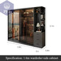 Kleiderschrank Modul Schrank Ankleide für Schlafzimmer Glasschrank PST PS Tradings Möbel PST PS Tradings 200x60x210cm PST PS Tradings