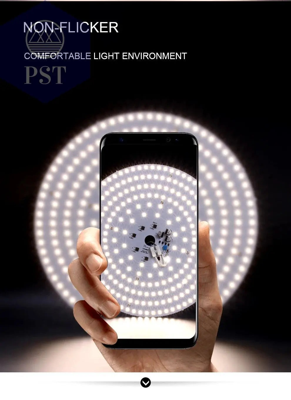 LED Panel Light 10W 18W 25W 40W No Flicker AC 220V 230V for Ceiling Light Source Square Round Panel Light       PST PS Tradings