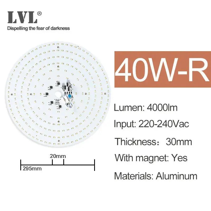 LED Panel Light 10W 18W 25W 40W No Flicker AC 220V 230V for Ceiling Light Source Square Round Panel Light       PST PS Tradings