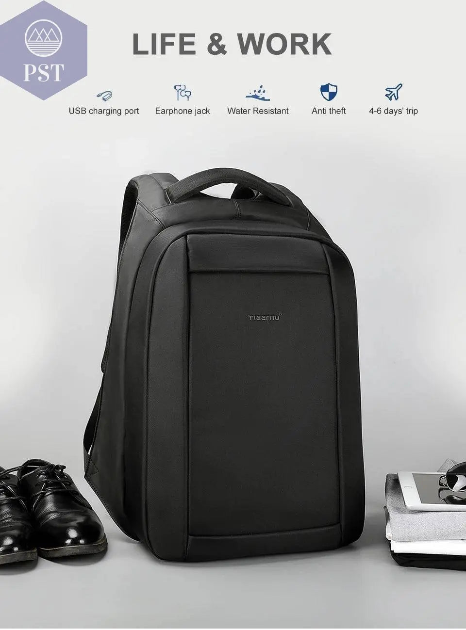 Lifetime Warranty Backpack For Men For Women 14-15.6 Laptop Backpack Bag Anti Theft Backpack Travel Backpack For School Mochila - Property & Safety Tradings