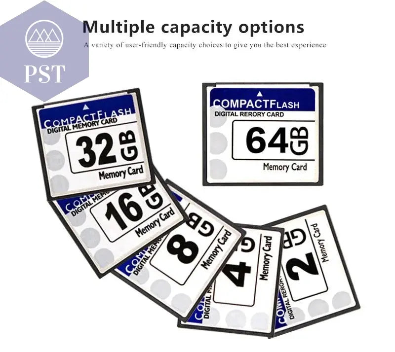 Real Capacity Memory Card 256MB 512MB 1GB 2GB 4GB 8GB 16GB 32GB 64GB CF Card 128GB Compact Flash Card Free Shipping - PST PS Tradings
